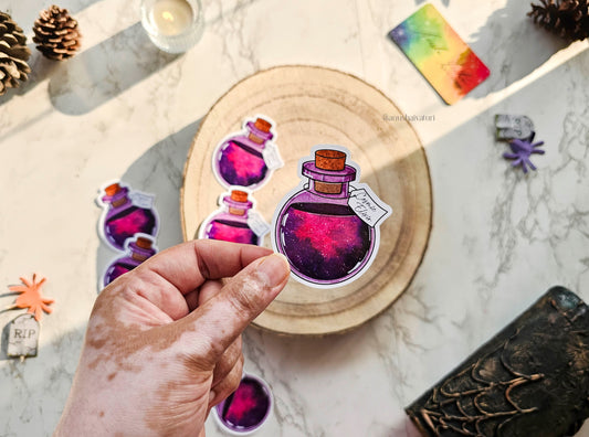 Halloween Potion bottle Sticker | Galaxy sticker | Witchy potions