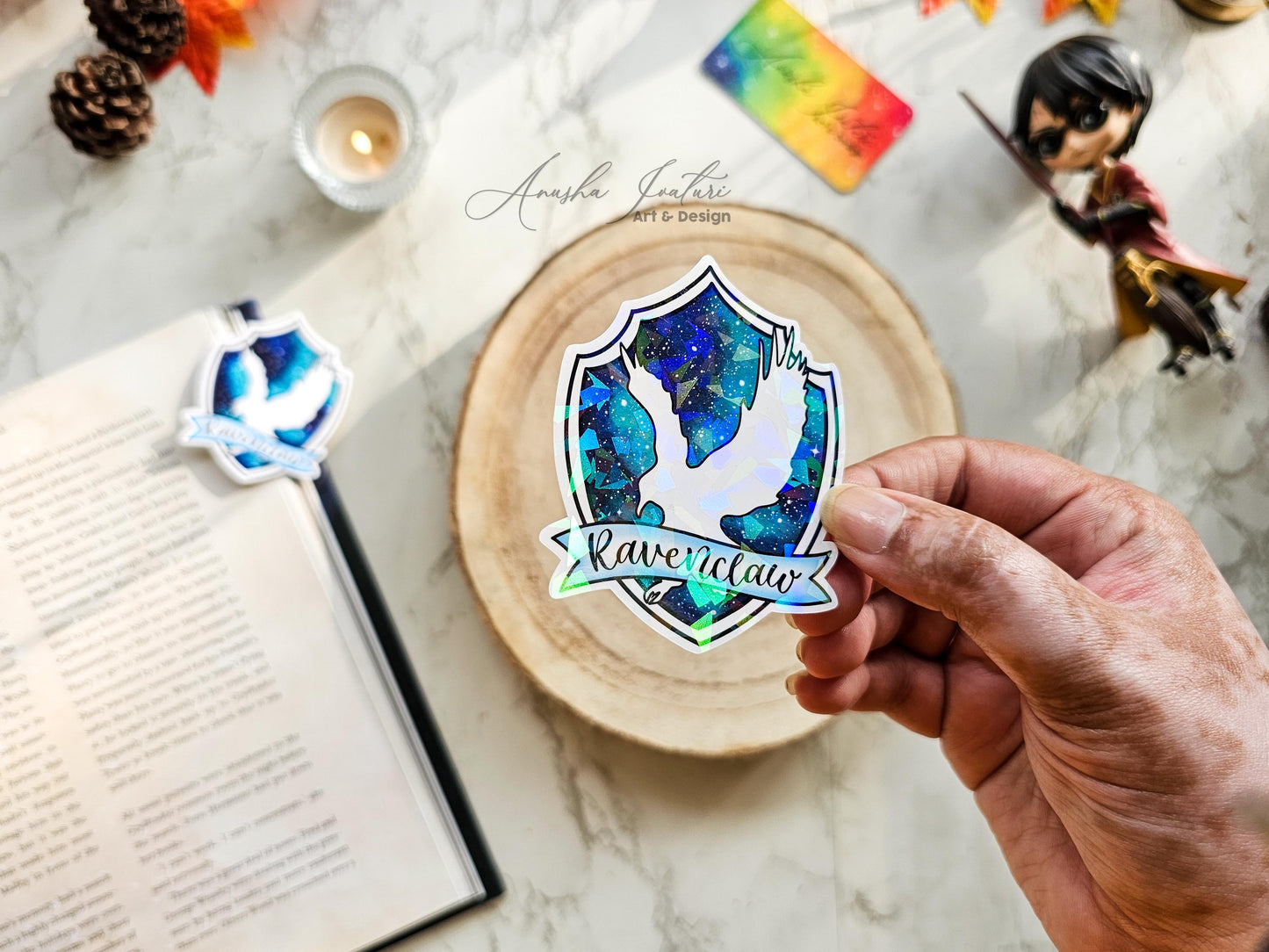 Harry Potter Ravenclaw Holographic Sticker | Hogwarts wizardry Stickers