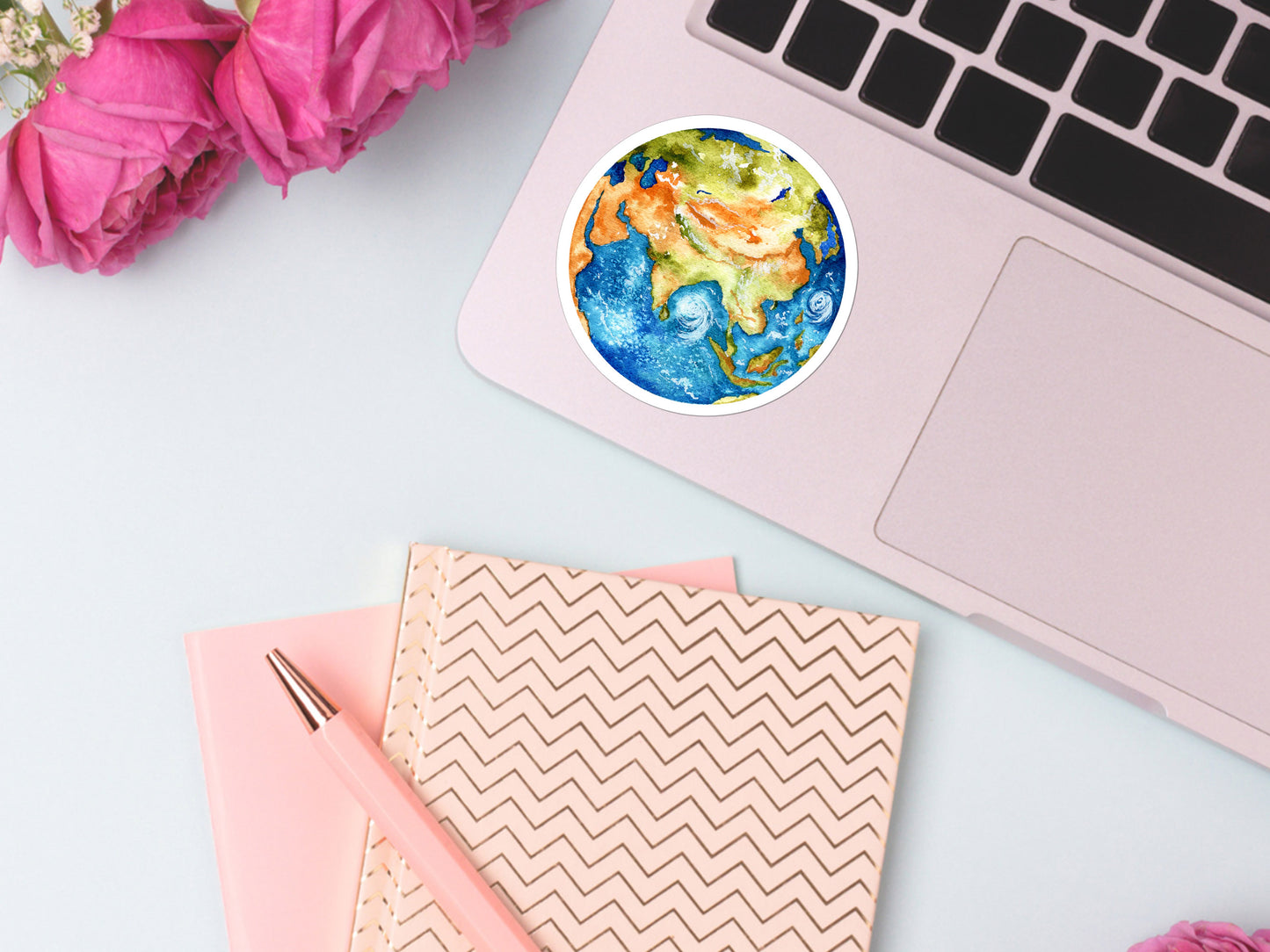 Planet Earth Sticker | Cute Vinyl Laptop Stickers